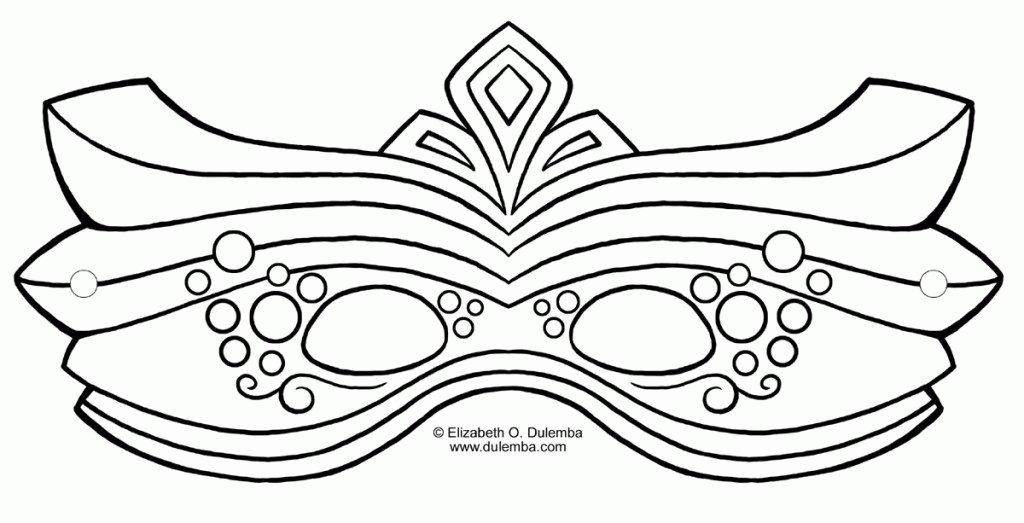 Mardi Gras Coloring Pages 