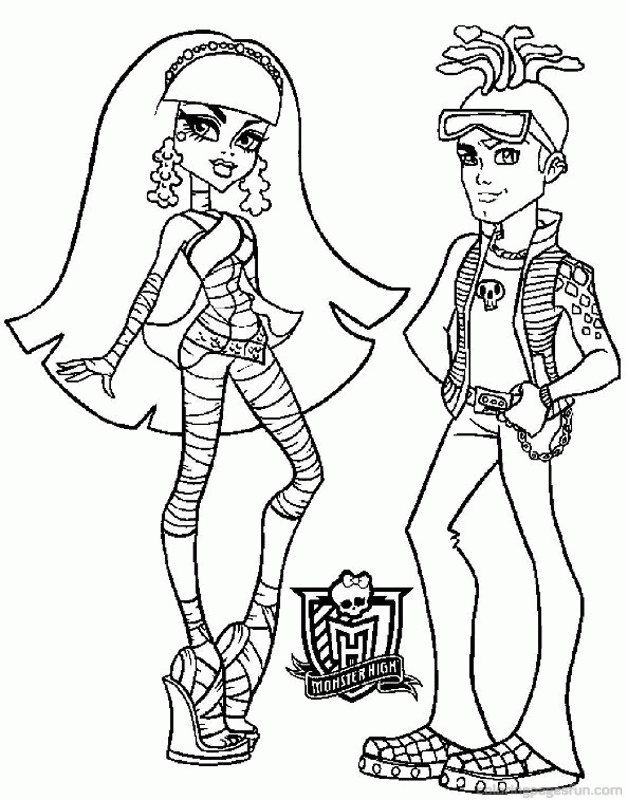 Monster High Coloring Pages