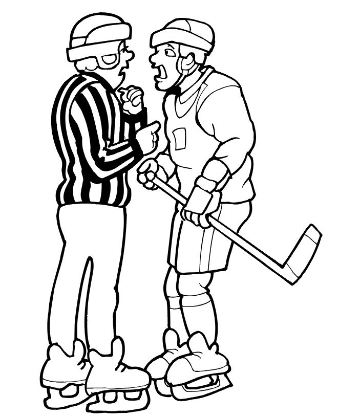 Nhl Wild Coloring Pages