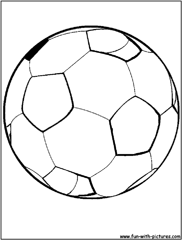 Soccer Ball Coloring Pages Free Coloring Page Site