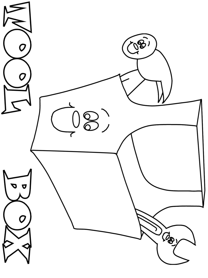 Free Tool Box Coloring Page Download Free Tool Box Coloring Page Png