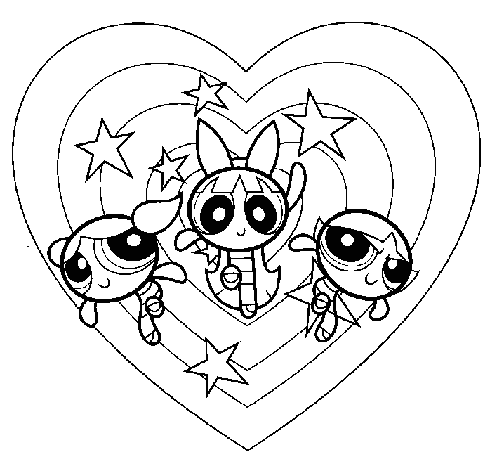 The Powerpuff Girls coloring page | Coloring Sheets