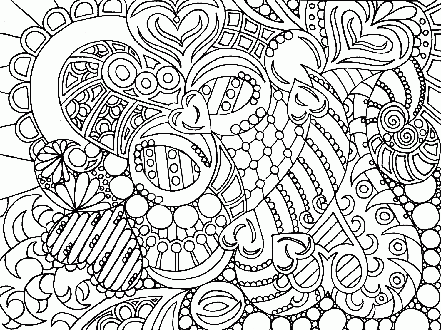 printable coloring pages for adults spread   Clip Art Library