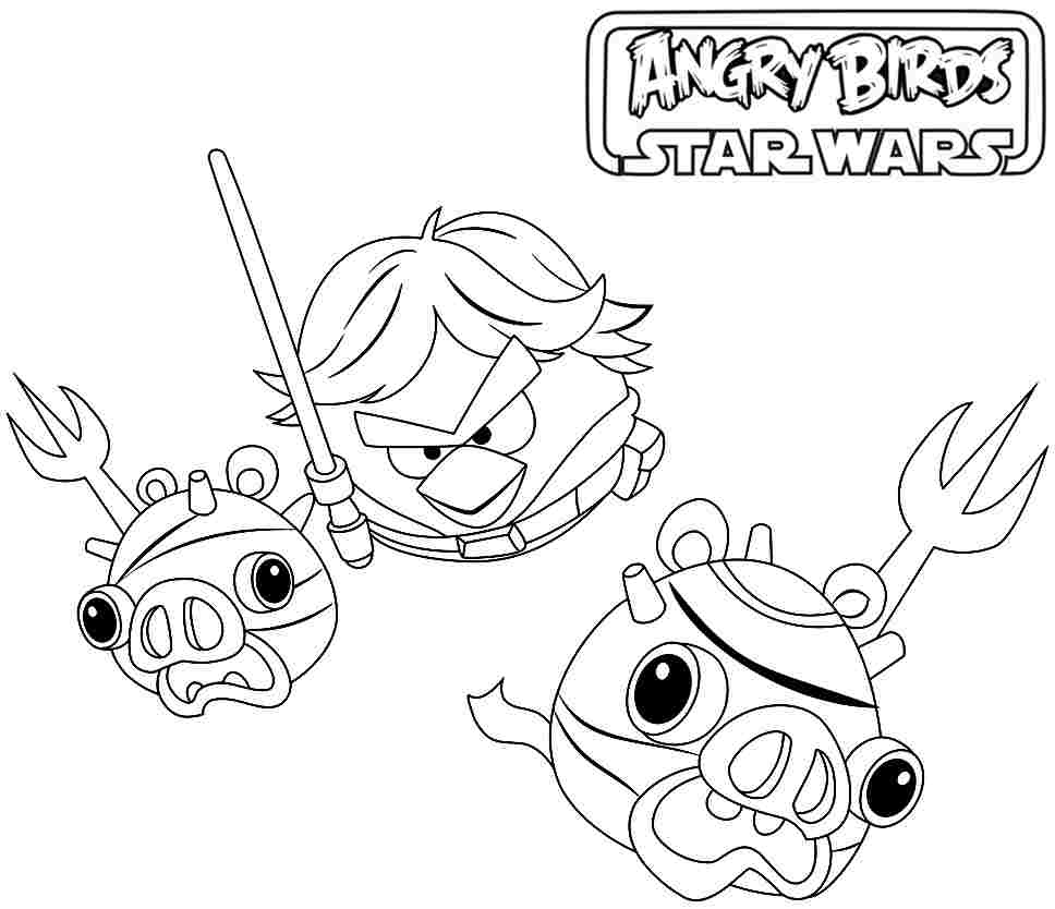 Free Angry Birds Star Wars Coloring Pages Printable, Download Free Angry  Birds Star Wars Coloring Pages Printable png images, Free ClipArts on  Clipart Library