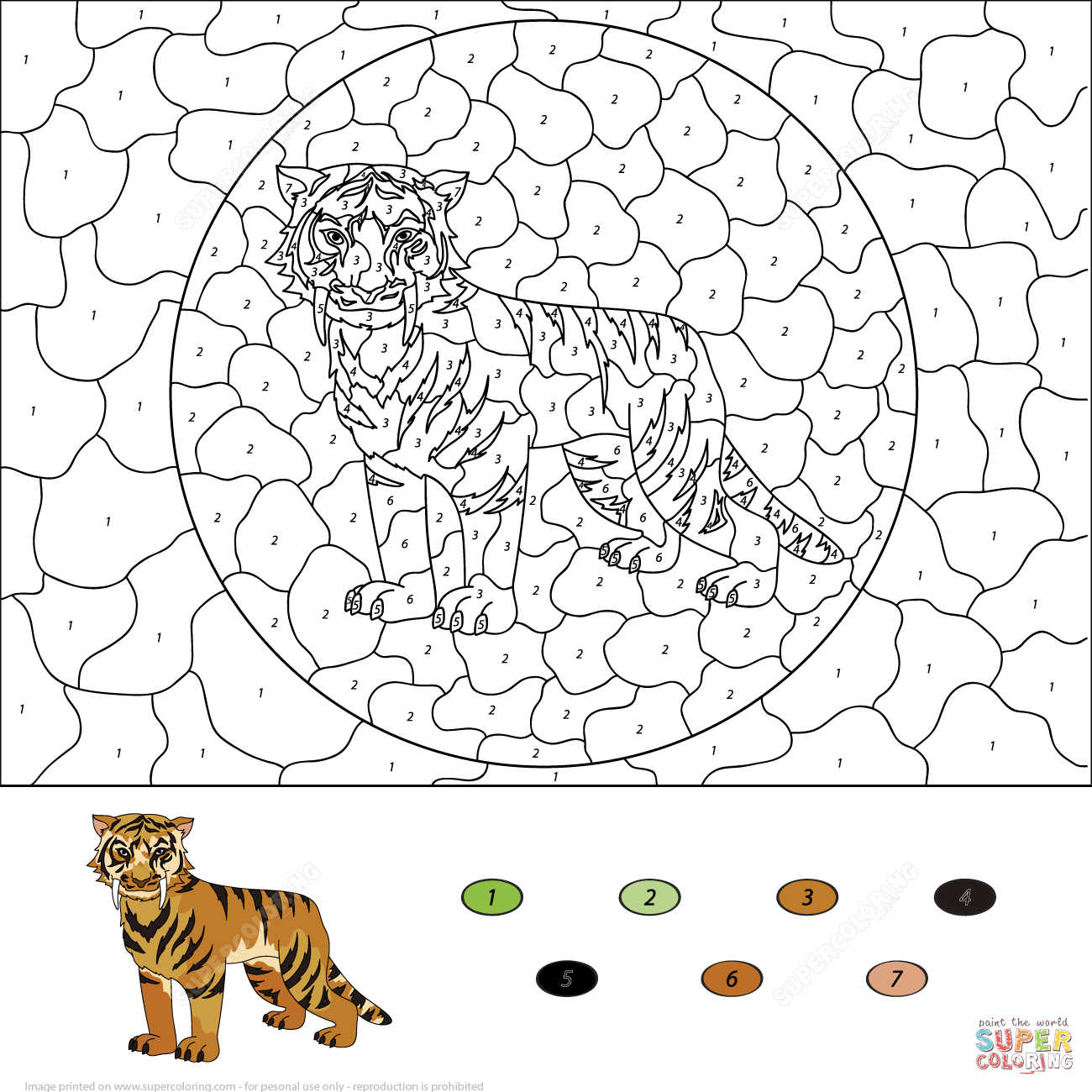 cute-hard-color-by-number-coloring-pages-clip-art-library