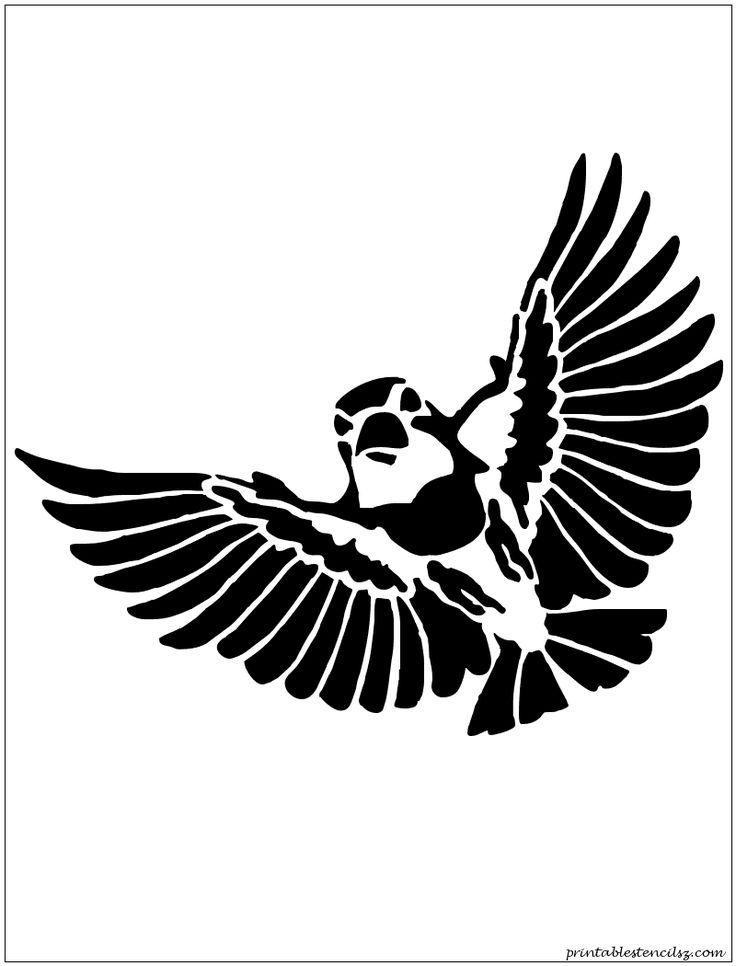 Free Bird Stencil Printable Download Free Bird Stencil Printable Png 