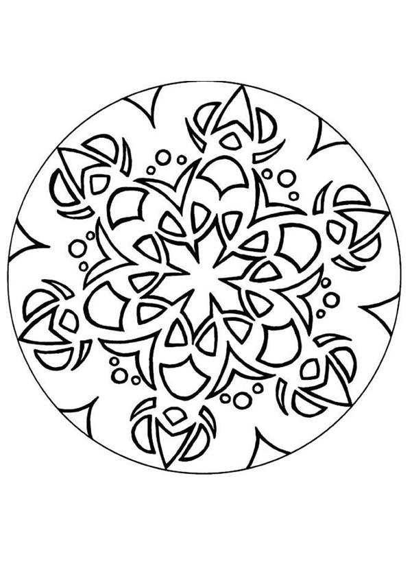 rectangle mandala coloring pages