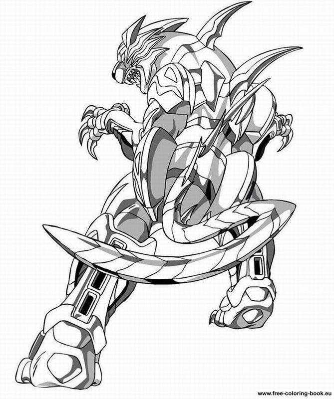 Coloring pages Bakugan Battle Brawlers | Printable coloring pages
