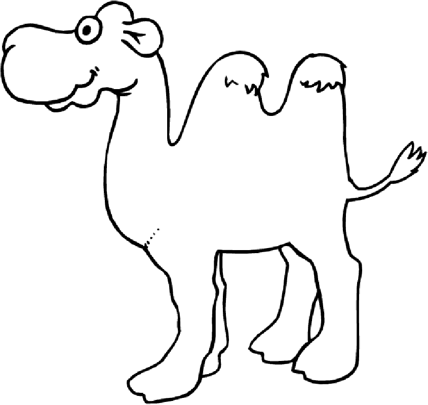 camel coloring sheets