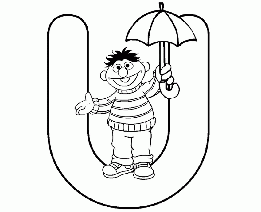 Sweet Sesame Street Alphabet Coloring Pages Best Resolutions