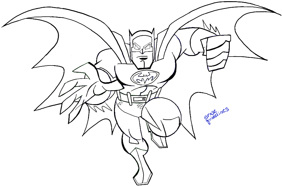 Free Batman Drawing Tutorial, Download Free Batman Drawing Tutorial png