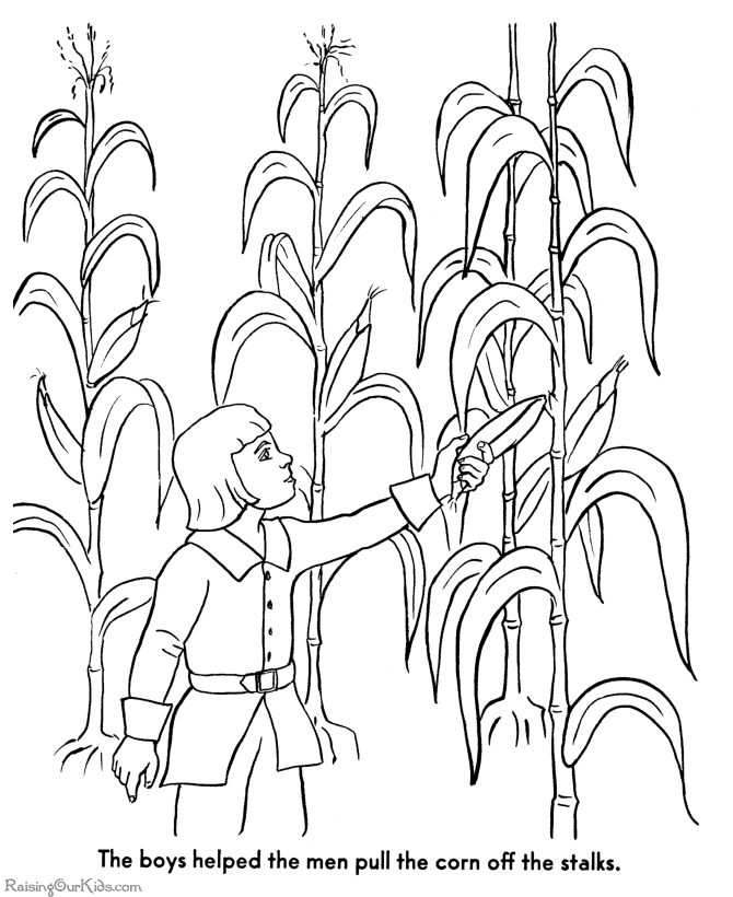 Thanksgiving coloring Page