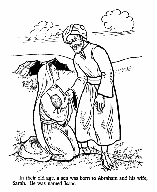 Abraham Bible Story Coloring Page | Sunday School Lessons
