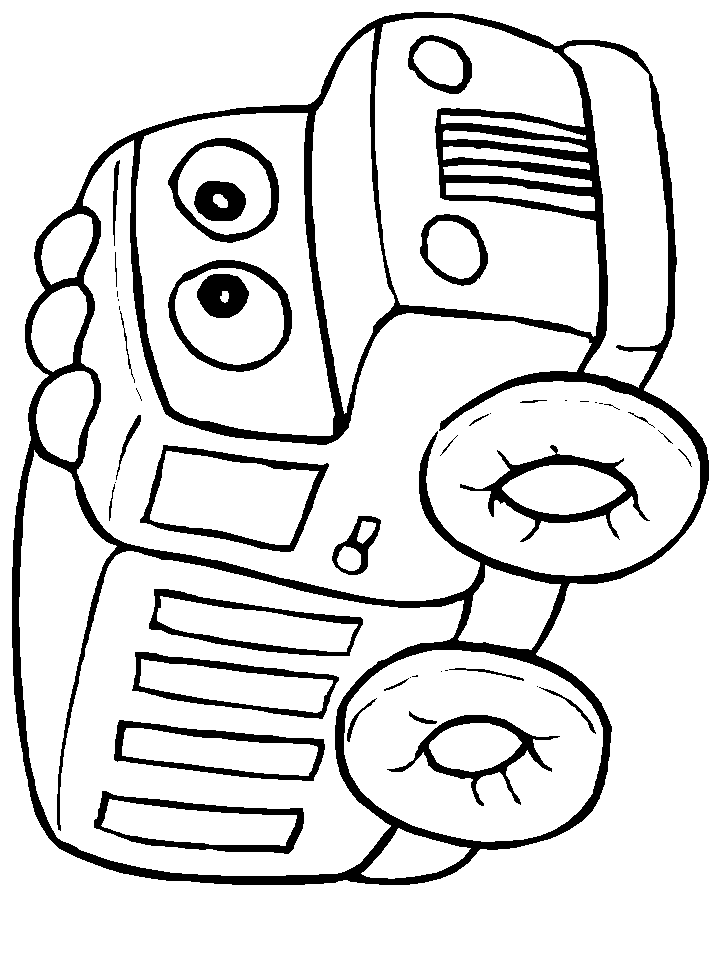 Fire Truck| Coloring Pages for Kids | Free Printable Coloring Pages