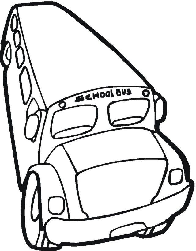 Printable Schoolbus 