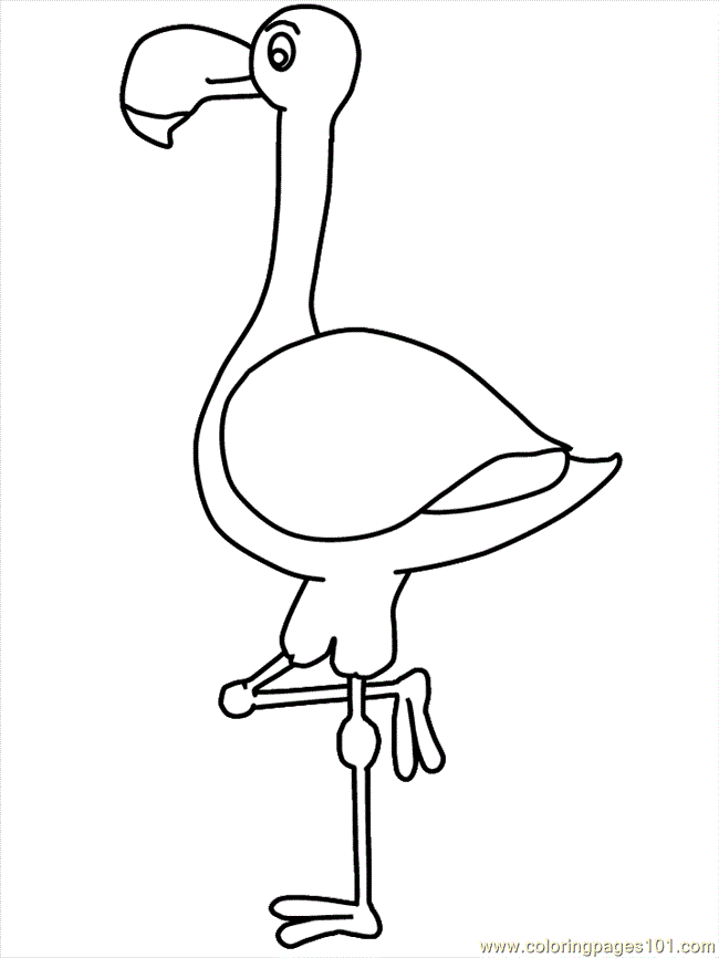 Coloring Pages Mexican Coloring Flamingo3 (Countries  Mexico