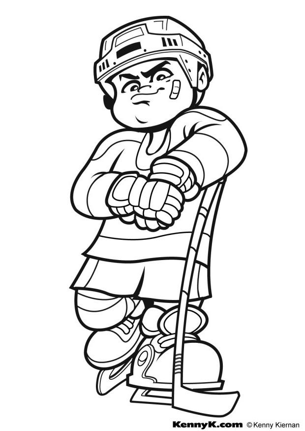 Printable hockey| Coloring Pages for Kids Keep Healthy Eating Simple