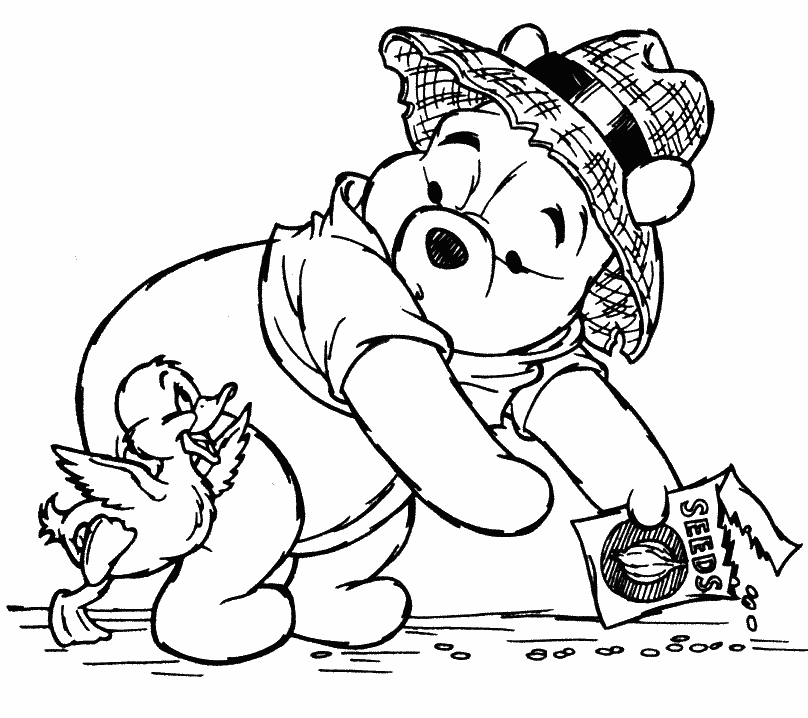 Winnie the Pooh coloring Page / Winnie the Pooh / Kids