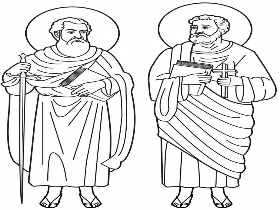 Saints Day Colouring Page All Saints Day Coloring Page
