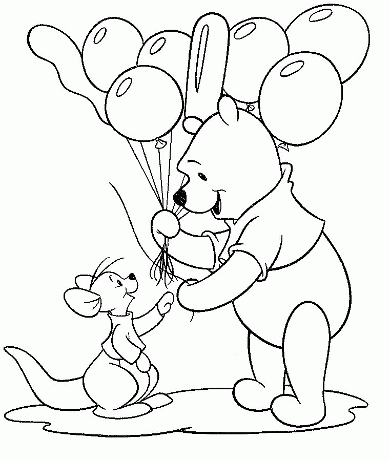 Winnie Pooh Para Colorear Clip Art Library
