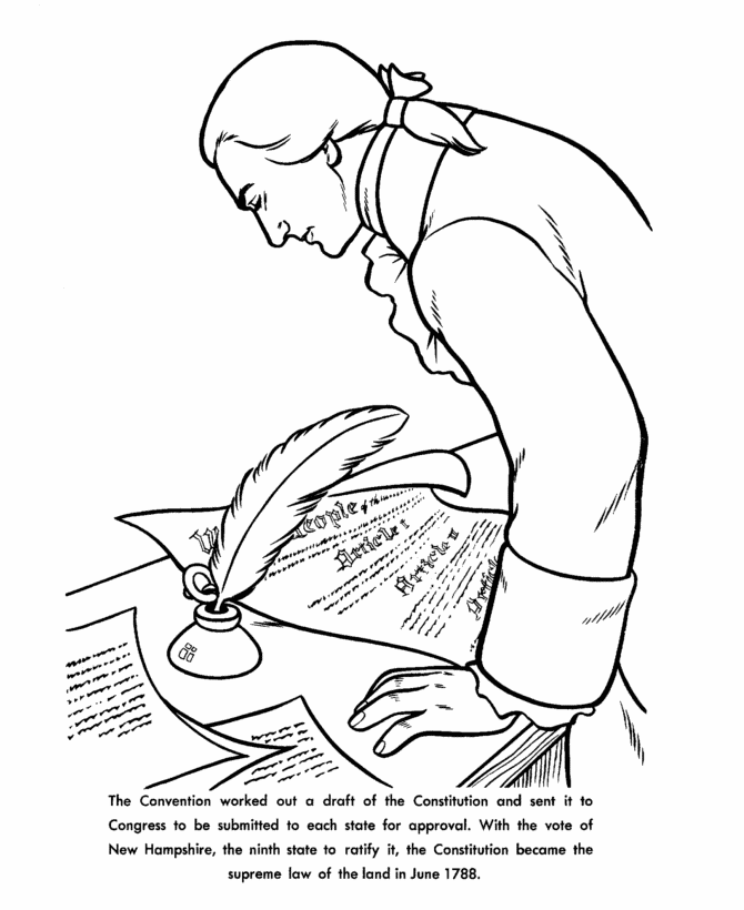 America Revoltionary War Coloring Page | Social Studies