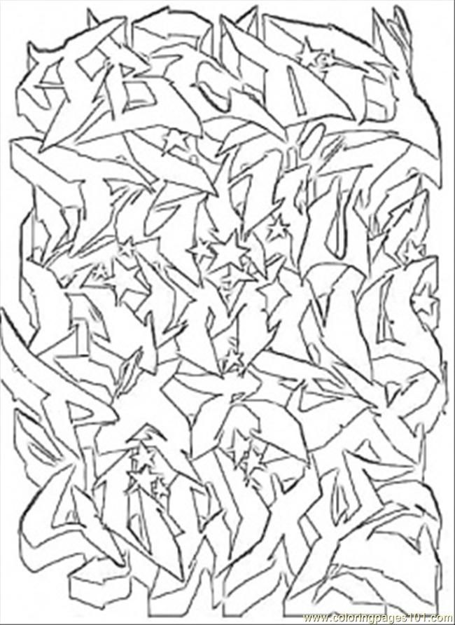 Coloring Pages Graffiti (Other  Painting) | free printable