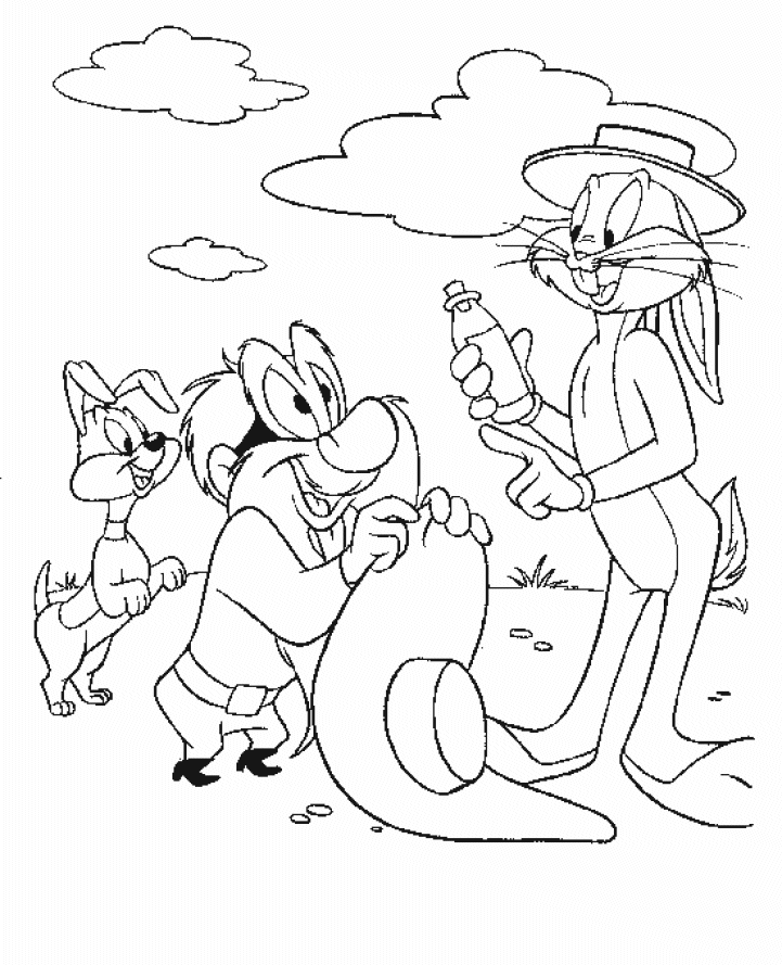 Coloring Page - Bugs bunny coloring Page