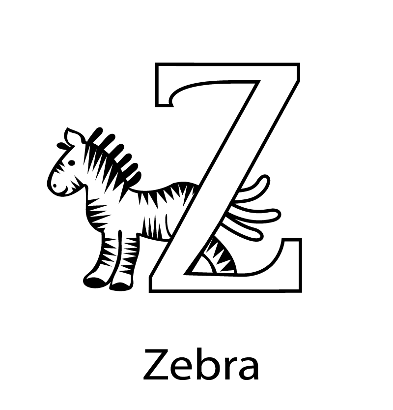 Free Letter Z Coloring Pages, Download Free Letter Z Coloring Pages png