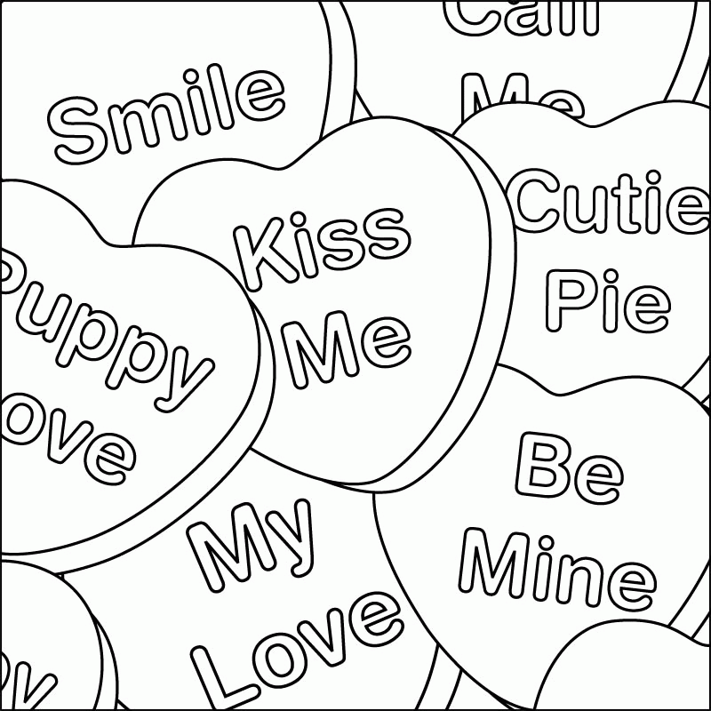 Heart| Coloring Pages for Kids| Printable coloring pages