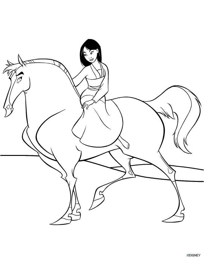 Disney Mulan Coloring Pages | Disney Coloring Pages