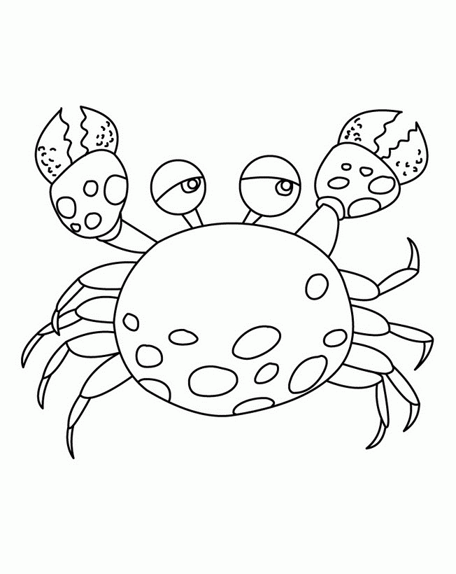Free Printable Crab 
