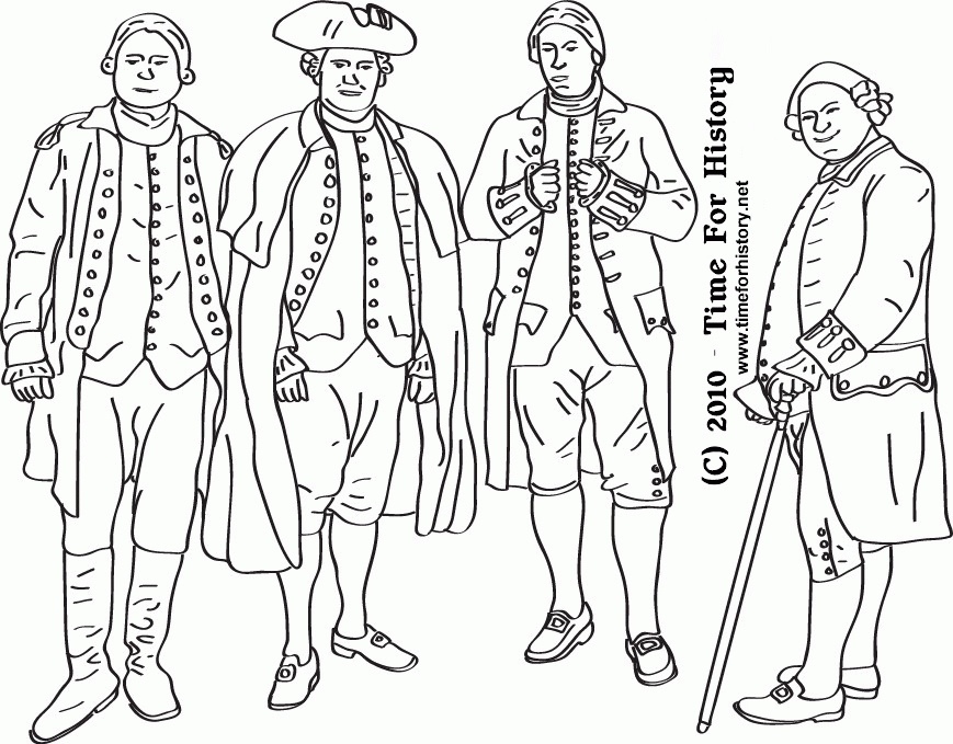 Pencil Sketch Coloring Pages Of Colonial Coloring Pages