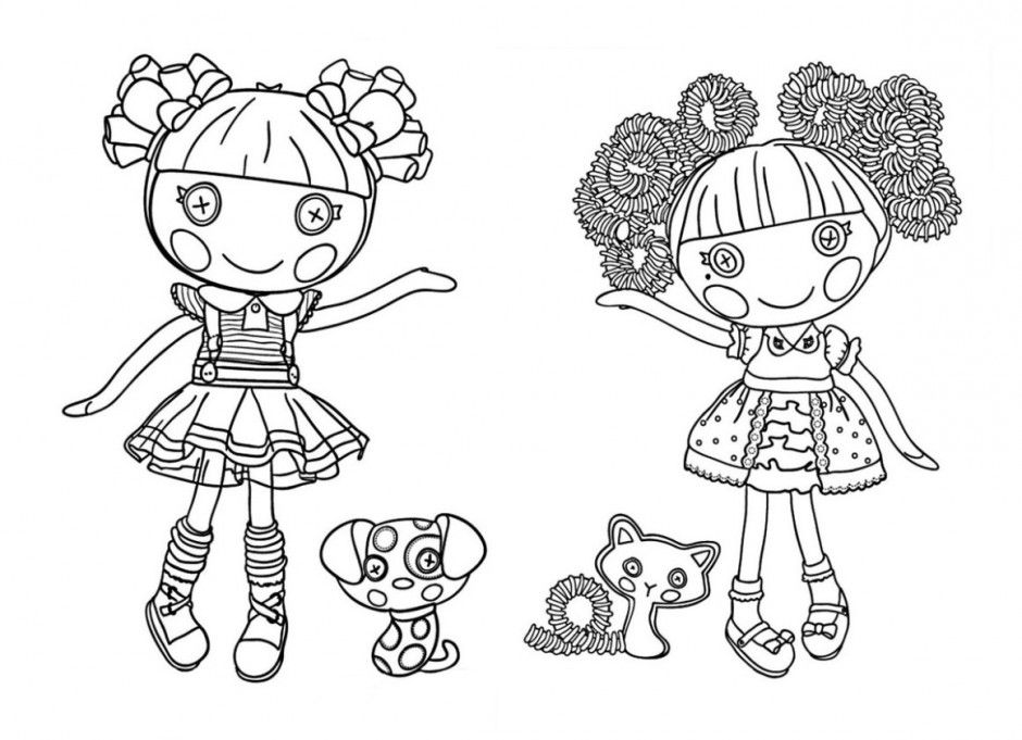 Lalaloopsy Coloring Pages Colouring Page Free Printable