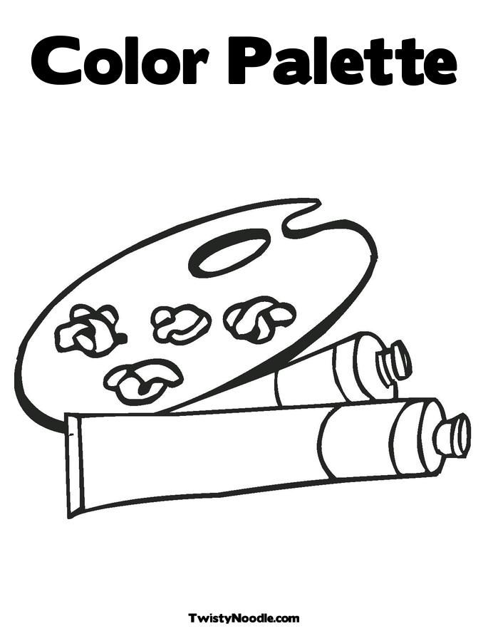 paintpallet Colouring Pages