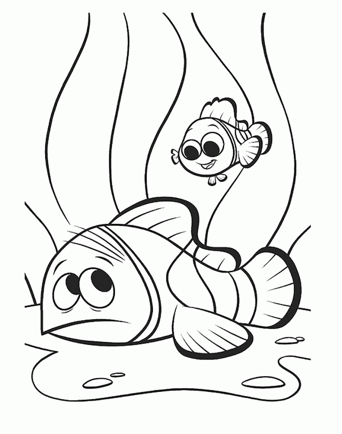 Disney Printable finding nemo coloring pages to print