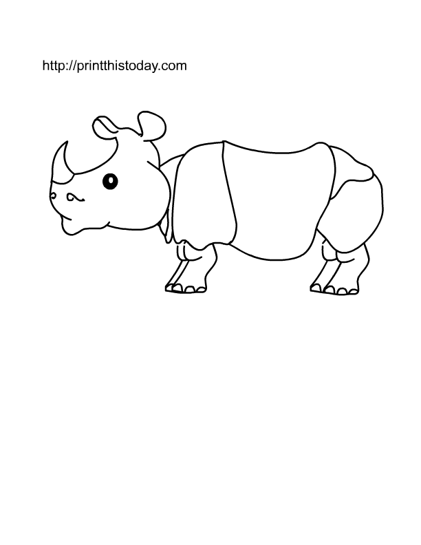 Free printable Wild Animals coloring pages  | Print This Today