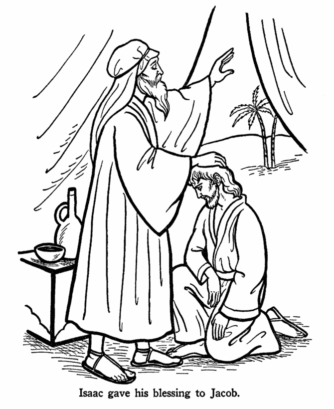 Jacob And Esau Coloring Pages | Free Printable Coloring Pages