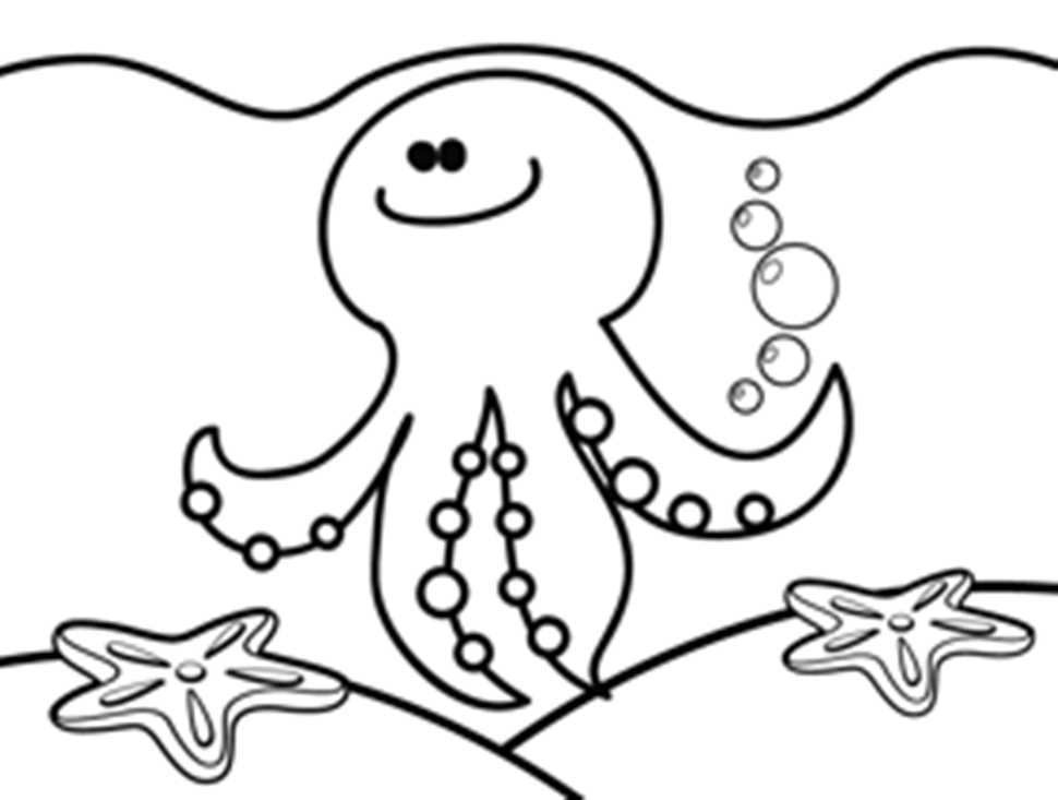 cute octopus Colouring Pages