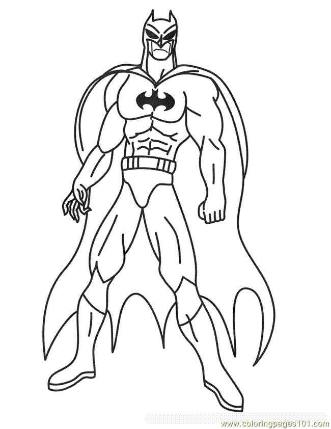 Batman Printable Coloring Page | Free Printable Coloring Pages