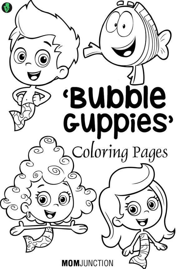Bubble Guppies Coloring Pages - 25 Free Printable Sheets | Bubble