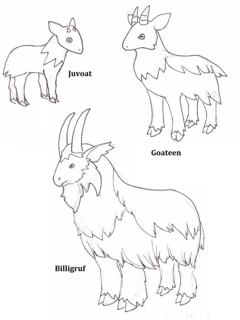 Little Billy Goat Gruff Images Three Billy Goats Gruff Coloring