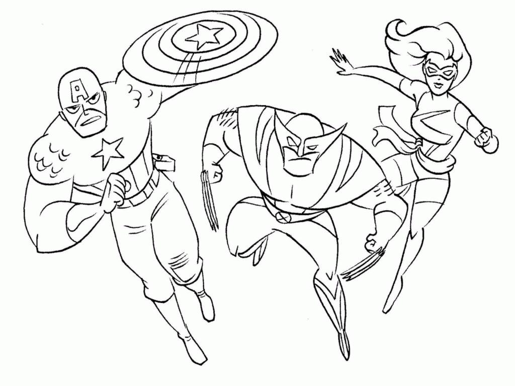 superheroes printable coloring pages for kids   Clip Art Library