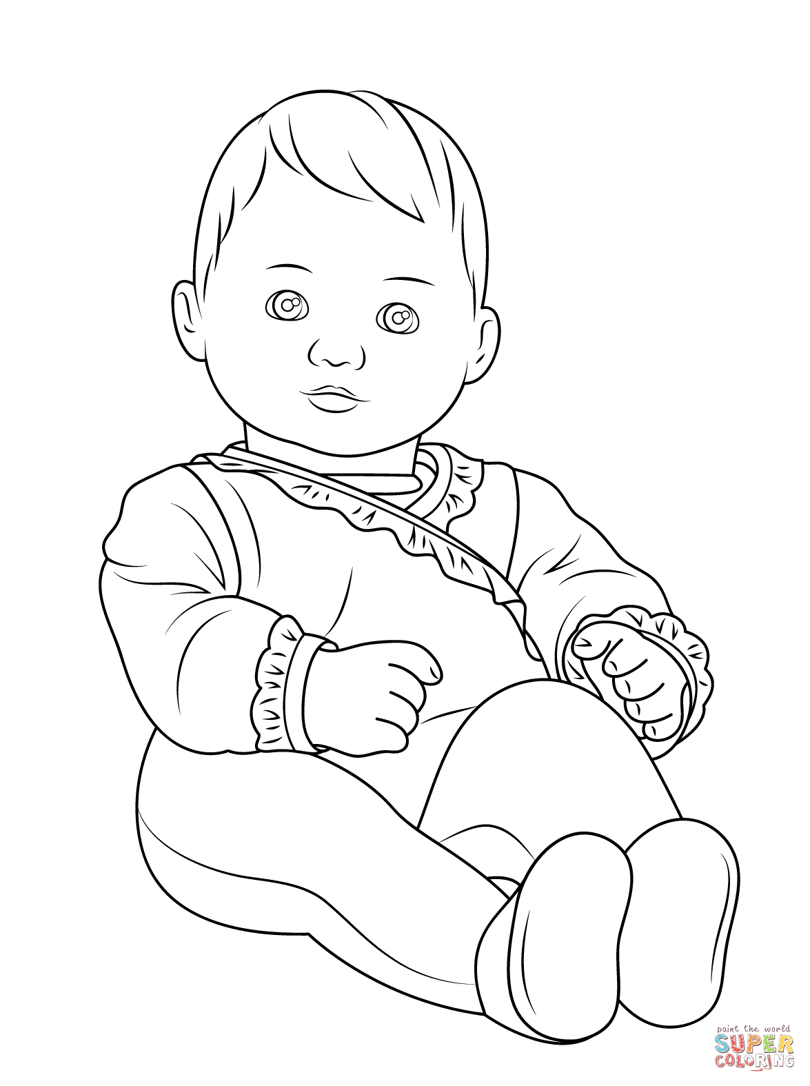 American Girl Isabelle Doll coloring page | Free Printable