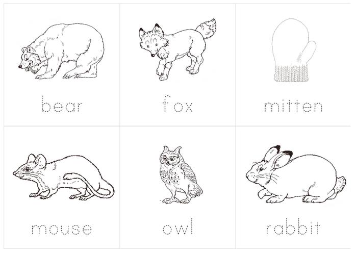 Jan Brett The Mitten Coloring Page