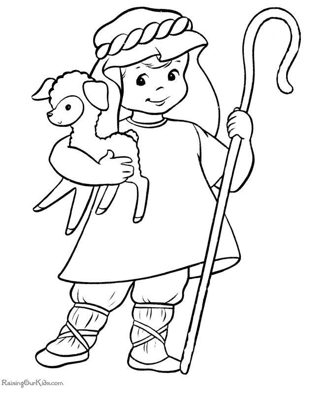 Related Searches For Shepherd Coloring Pages