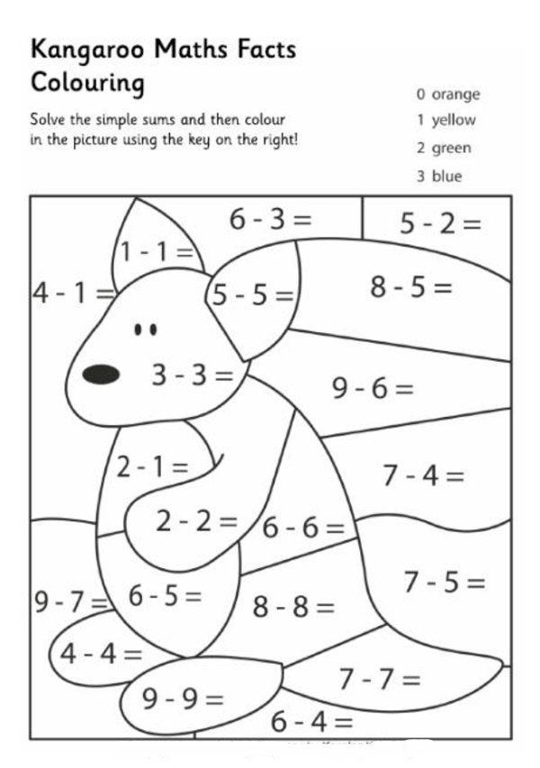 Maths Coloring Pages Coloring Home