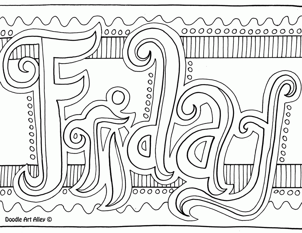 Free Days Of The Week Printable Coloring Pages Download Free Days Of The Week Printable 