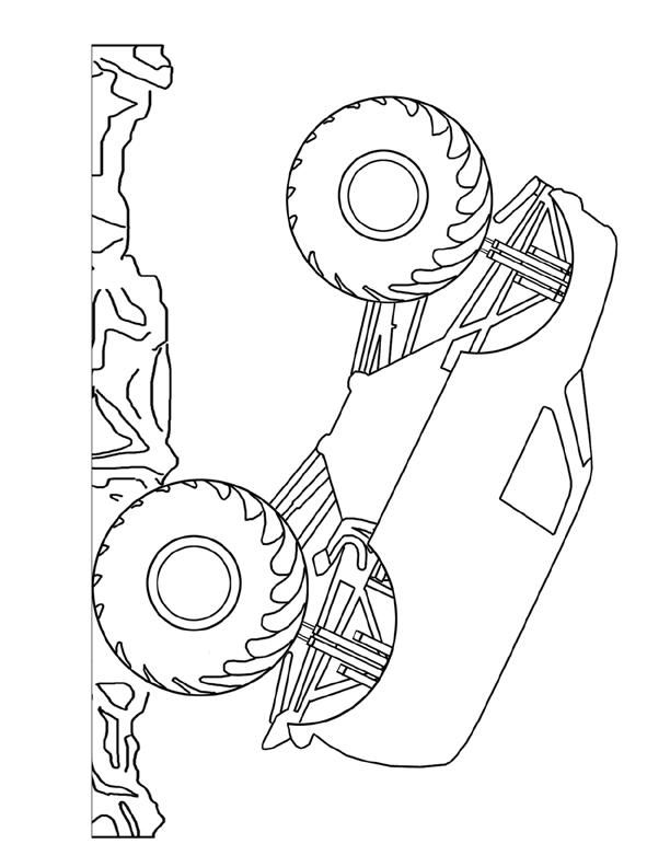 Monster-truck-coloring-7 | Free Coloring Page on Clipart Library