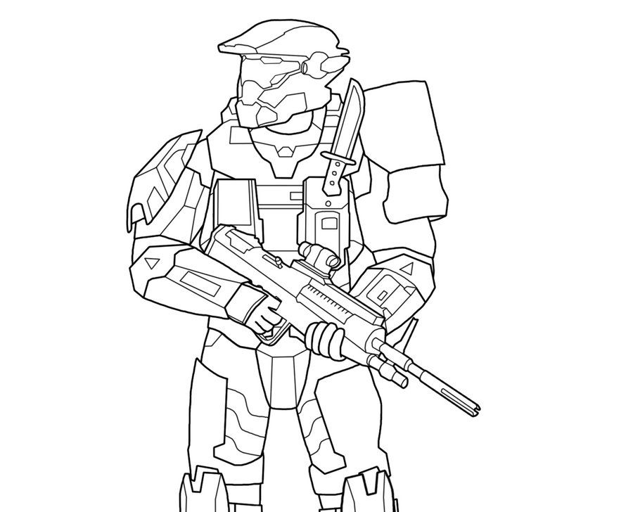 odst Colouring Pages