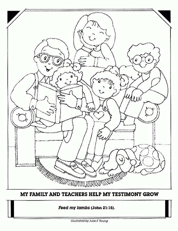 obeying your parents Colouring Pages